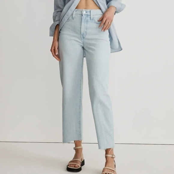 New Madewell The Tall Perfect Vintage Wide Leg Crop Jean NJ397 - Picture 1 of 11